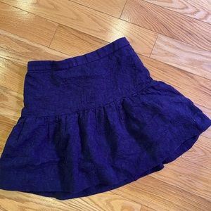 Navy J Crew Skirt